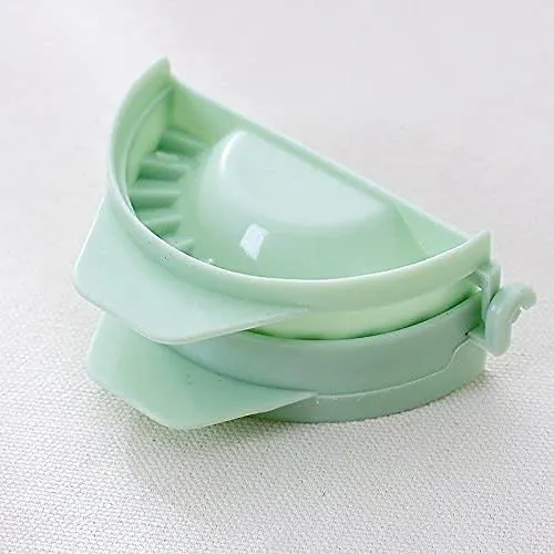 Plastic Momos Maker Garijalu Maker Tool Gujiya Maker Device Easy Mould Machine Cooking Tool (Multicolor) (1 Piece)