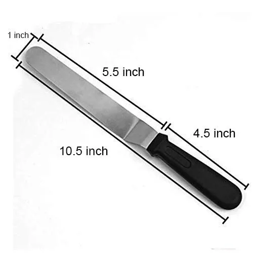 8 inch Stainless Steel Cake Knife/Spatula | Stainless Steel Cake Icing Tool | Bakeware Accessories | Cake/Pastry Palette Spatula 1 Pcs Brand: Airovia