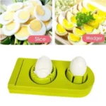 Egg Slicer 2 in 1 Boiled Egg Cutter with Stainless Steel Cutting Wire