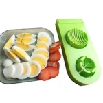 Egg Slicer 2 in 1 Boiled Egg Cutter with Stainless Steel Cutting Wire