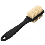Double-Sided Shoes Cleaning Brush – Stiff & Soft Bristle Sneaker & Boot Scrubber | Multipurpose Shoe Cleaner for Leather, Canvas & Sports Shoes