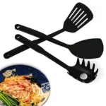 6 Pcs Nonstick Spatula Soup SpoonTurner, Ladle,Serving Spoon, Nylon Heat-Resistant Nonstick Spoon, Kitchen Cooking Utensil Tools