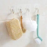 10 pcs Wall Hooks for Hanging Strong Sticker Sticky Plastic Self Adhesive Heavy Duty Home Kitchen Bathroom Key Hanger Frame Holder