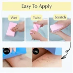 Ultra Soft Bath Body Shower Sponge, Magic Bath Sponge Dead Skin Remover