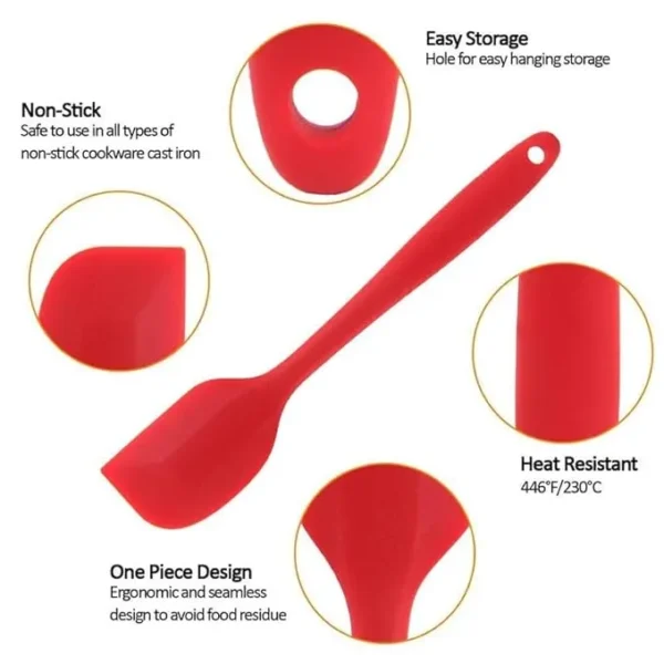 Versatile Silicone Oil Spatula Brush - Perfect for Cake Decorating & Cooking