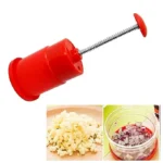 Hand Press Onion Chopper | Manual Onion and Vegetable Cutter with Stainless Steel Blades | Compact and Portable Food Processor for Quick Dicing and Slicing Brand: Airovia