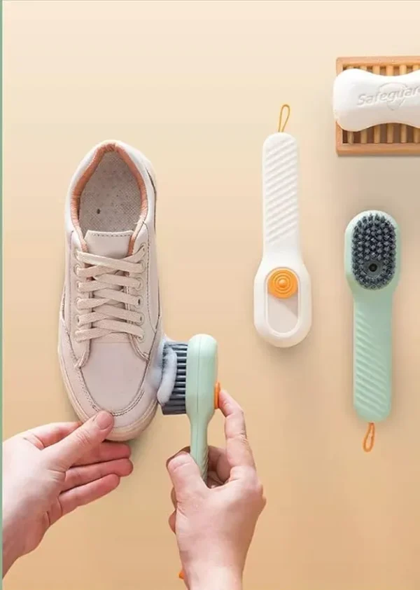 Shoes Cleaning Brush – Stiff Bristle Sneaker & Boot Scrubber for Easy Shoe Cleaning | Multipurpose Shoe Cleaning Tool for Leather, Canvas & Sports Shoes