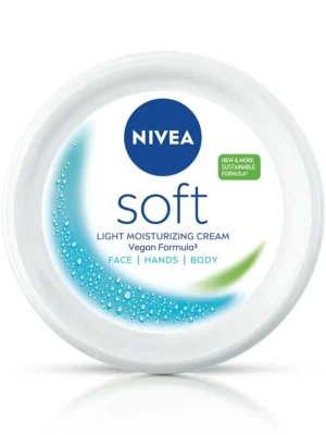 NIVEA Soft Light Moisturizer, 300 ml, for Face, Hand & Body