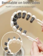 New Flexible Gap Cleaning Brush Bendable Brush Crevice Cleaning Brush for Bathroom Kitchen Faucets Corners Taps