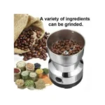Stainless Steel Electric Dried Spice and Coffee Grinder, Grinder and Chopper Crusher for Home