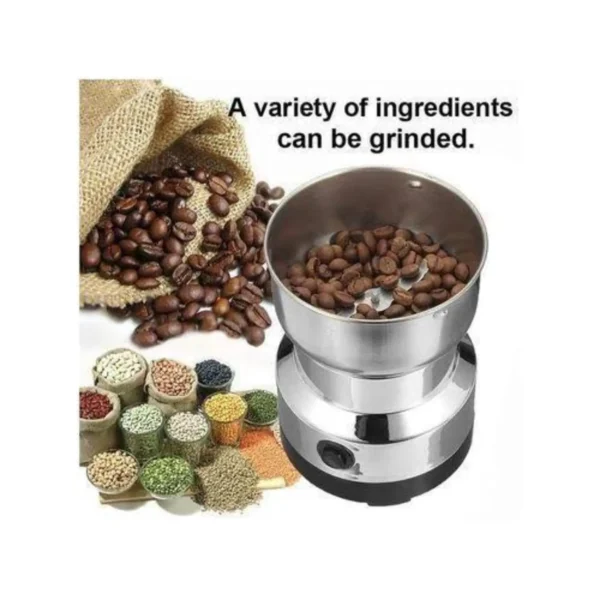 Stainless Steel Electric Dried Spice and Coffee Grinder, Grinder and Chopper Crusher for Home