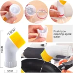 Small Window Cleaning Brush – Glass & Window Scrubber with Soft Bristles