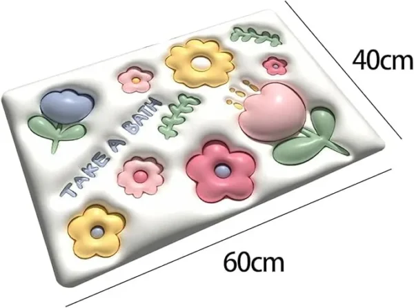Bathroom Door Mat 3D Printed Digital Door Mat Washable Bathroom Quick Dry Rugs