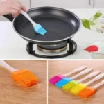 Silicon Spatula Oil Brush Set- Multipurpose Non-Sticky Small Spatula and Pastry Brush for Cake Mixer, Cooking, Baking, BBQ, Oil Brush for Kitchen