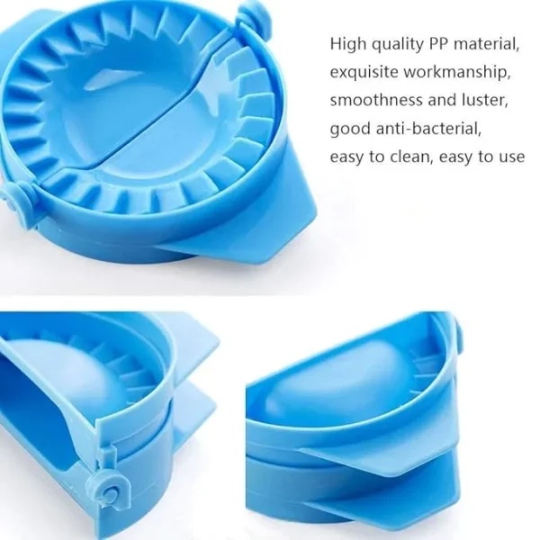 Plastic Momos Maker Garijalu Maker Tool Gujiya Maker Device Easy Mould Machine Cooking Tool (Multicolor) (1 Piece)