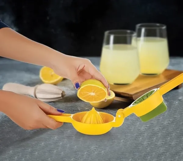 Manual Squeeze and Twist Hand Juicer Machine for Lemon, Orange, Citrus, Fruits, and Vegetables Lime Squeezer 1PC