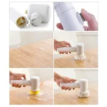 5 in 1 Magic Cleaning Brush – Multipurpose Scrubber for Kitchen, Bathroom, Tiles, Shoes & Household Use | Multi-Functional Brush Set for Easy Cleaning