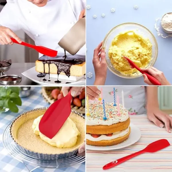 Versatile Silicone Oil Spatula Brush - Perfect for Cake Decorating & Cooking