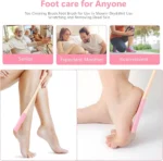 Foot Toe Cleaning Brush – Soft Bristle Scrubber for Feet, Toes & Nails | Shower Foot Cleaner for Dead Skin Removal, Exfoliating & Massage