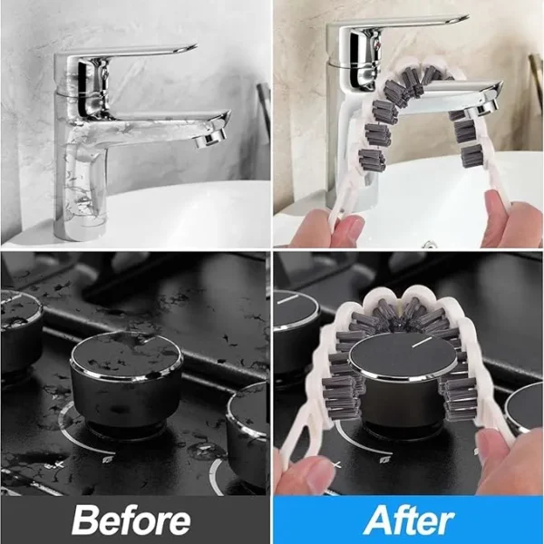 New Flexible Gap Cleaning Brush Bendable Brush Crevice Cleaning Brush for Bathroom Kitchen Faucets Corners Taps
