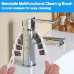 New Flexible Gap Cleaning Brush Bendable Brush Crevice Cleaning Brush for Bathroom Kitchen Faucets Corners Taps