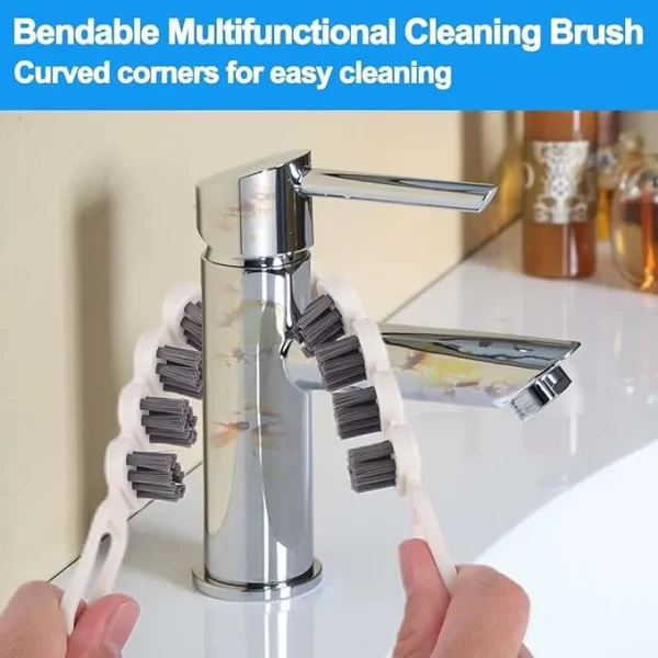 New Flexible Gap Cleaning Brush Bendable Brush Crevice Cleaning Brush for Bathroom Kitchen Faucets Corners Taps