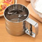 Flour Sifter for Baking Atta chhani Hand Press Design Stainless Steel