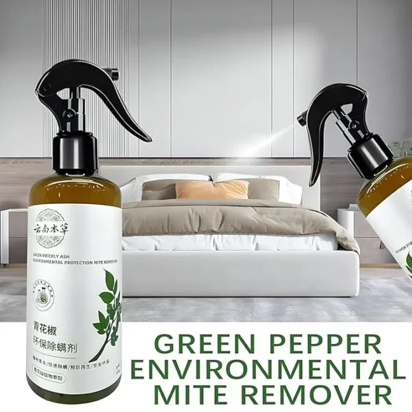 Mite Removal Spray | Effective Dust Mite & Bed Bug Killer | Indoor Cleaning Solution for Mattresses, Home & Garden | Anti-Mite Spray for Bedding and Clothes_200ml Each (Pack of 1) (Pack of 1)