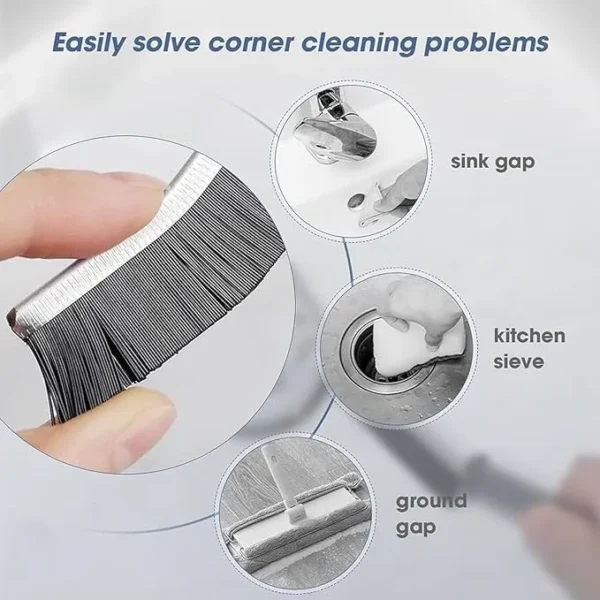 3 Pcs Mini Gap Cleaning Brush Hard Bristle Gap Brush for Cleaning Multipurpose