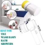 5 in 1 Magic Cleaning Brush – Multipurpose Scrubber for Kitchen, Bathroom, Tiles, Shoes & Household Use | Multi-Functional Brush Set for Easy Cleaning