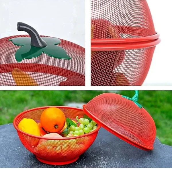 Apple Shape Net Fruits & Vegetables Basket for Kitchen