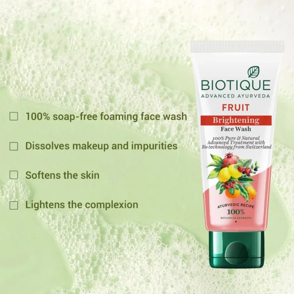 Fruit brightening face wash