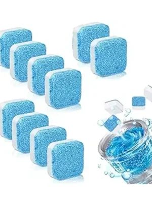 10 Pcs Washing Machine Deep Cleaner Tablet for Washing Machines Front and Top Load Machine