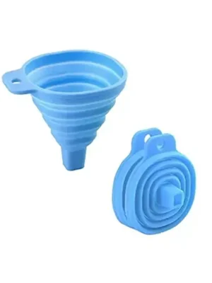 Kitchen Funnel Set Premium Food Grade Silicone Collapsible Funnel for Filling Bottles,Transferring Liquid, Powder Transfer Small Funnel (1 PCS)
