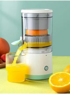 Rechargeable Automatic Citrus Press Juicer with USB Charging, Orange Juicer Mosambi sweetlime squeezer Wireless Portable Electric Fruits Juicer Blender for Travel & Kitchen Purpose 1PC