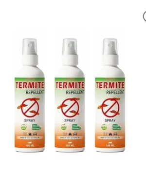 Termite Repellent Spray - 100ml | Natural & Eco-Friendly | Termite Killer | Wood Preservative | Controls Termites, Borers | 100% Herbal and Chemical free (Pack of 3)
