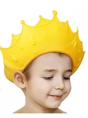 Adjustable Baby Shower Cap & Bath Visor Waterproof Silicone Hat with Eye & Ear Protection