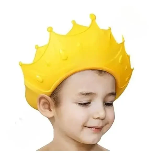 Adjustable Baby Shower Cap & Bath Visor Waterproof Silicone Hat with Eye & Ear Protection