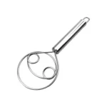 Kitchen Stainless Steel Dough Flour Whisk