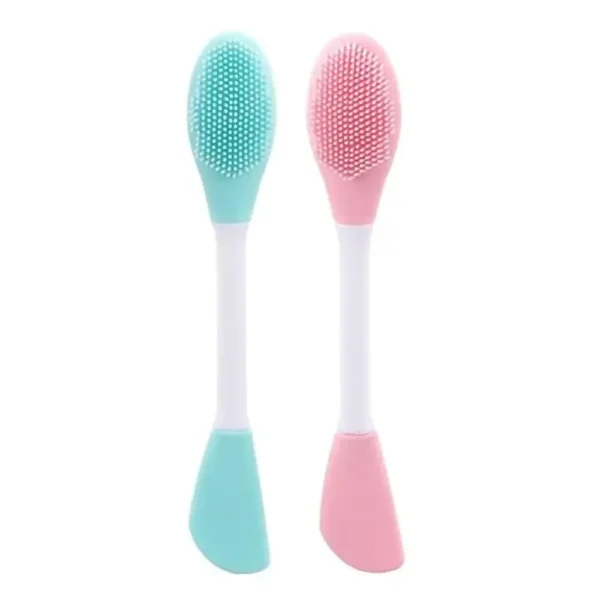 Face Mask Brush Double-Head Silicone Face Mask Brush 2-in-1