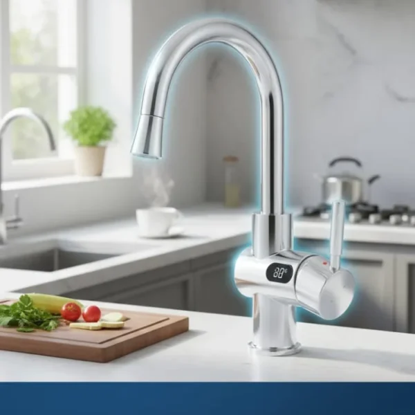 Electric Heating Tap | Instant Hot Water in Just 3 Seconds